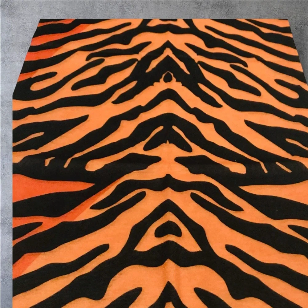 TIGER Big Cat Print 16 n 1 Neck Gaiter Dust Mask Face Cover Biker Rag